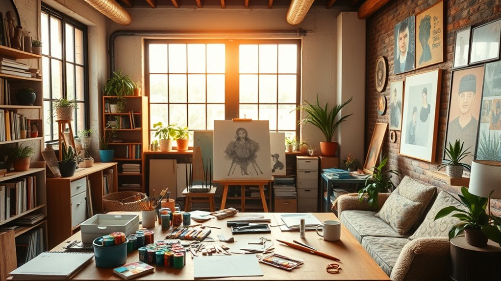 create inspiring organized space