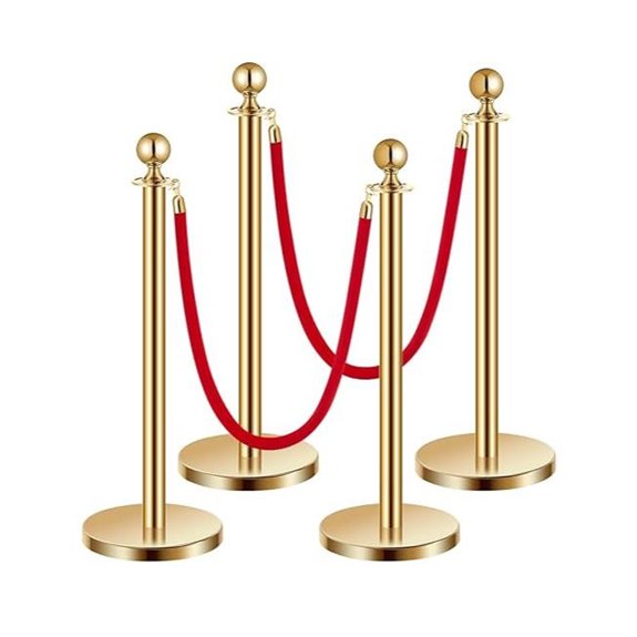 VEVOR Crowd Control Stanchions and Ropes Set