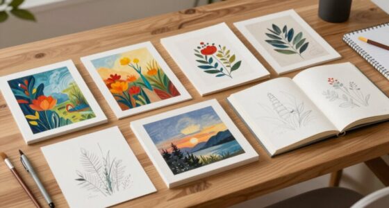 curated artistic portfolio cohesion