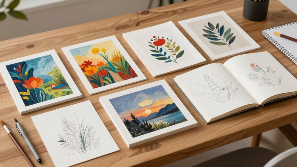 curated artistic portfolio cohesion