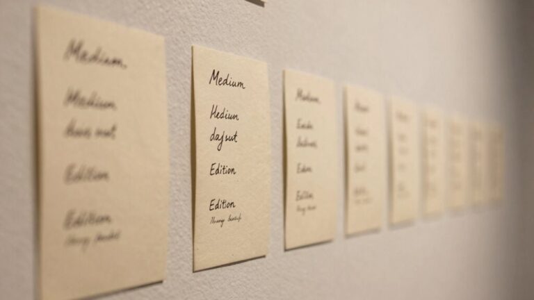 Wall Label Examples Wall Labels Decoded: Medium, Date, Edition, and That Tiny Acronym ...