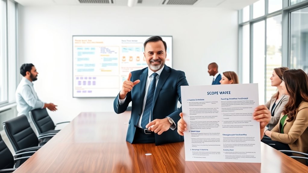 define scope boundaries clearly