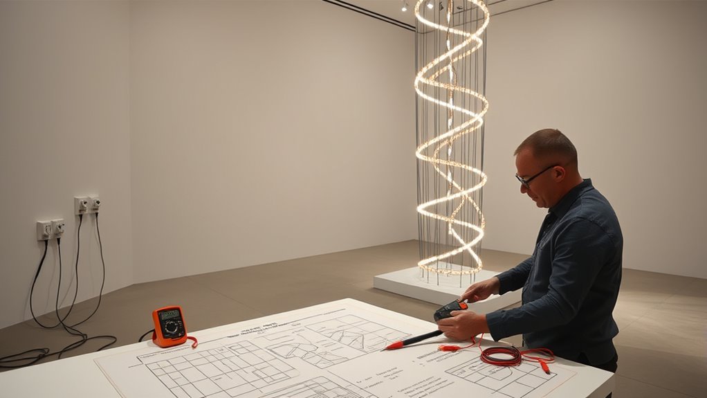 determine artwork power needs