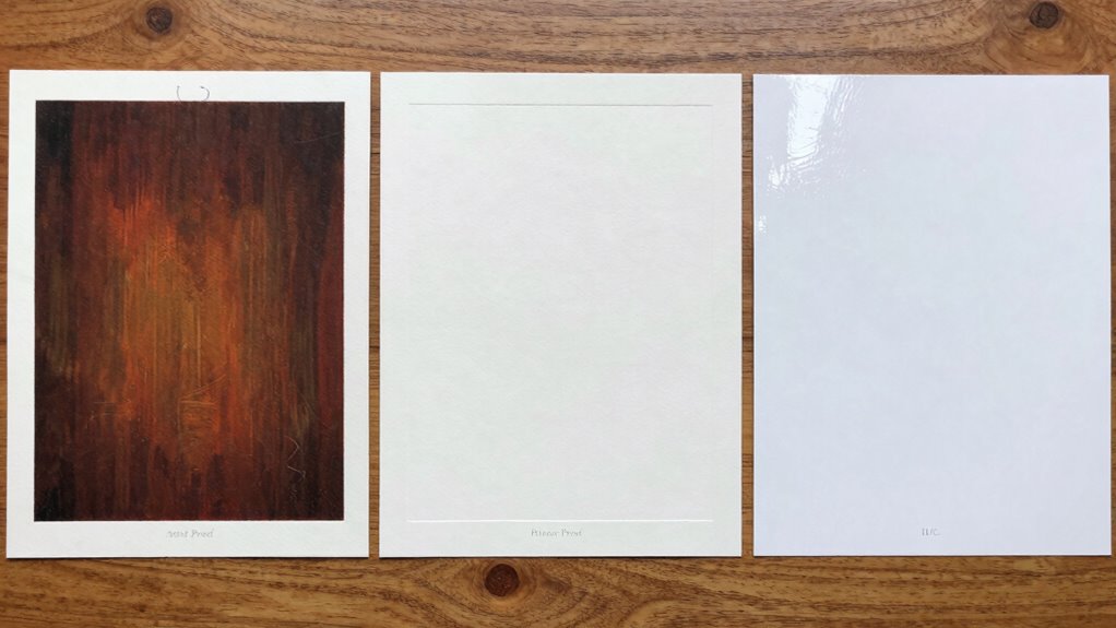 different proof edition types