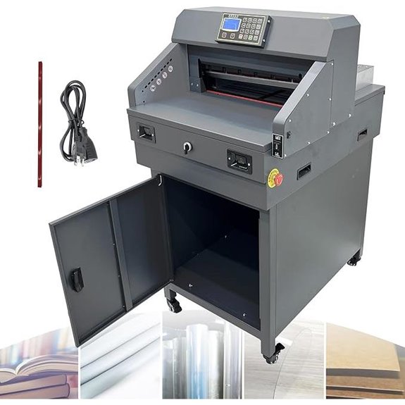 INTSUPERMAI Electric Paper Cutter with Digital Control