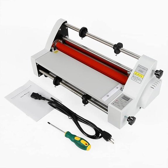 V350 Hot Cold Roll Laminator with Digital Display