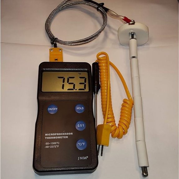 digital kiln oven thermometer