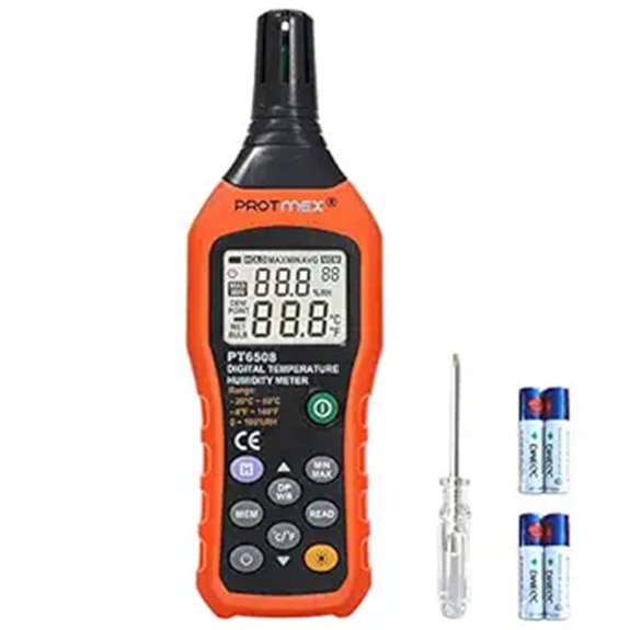 Protmex Digital Thermometer & Hygrometer with Data Logger
