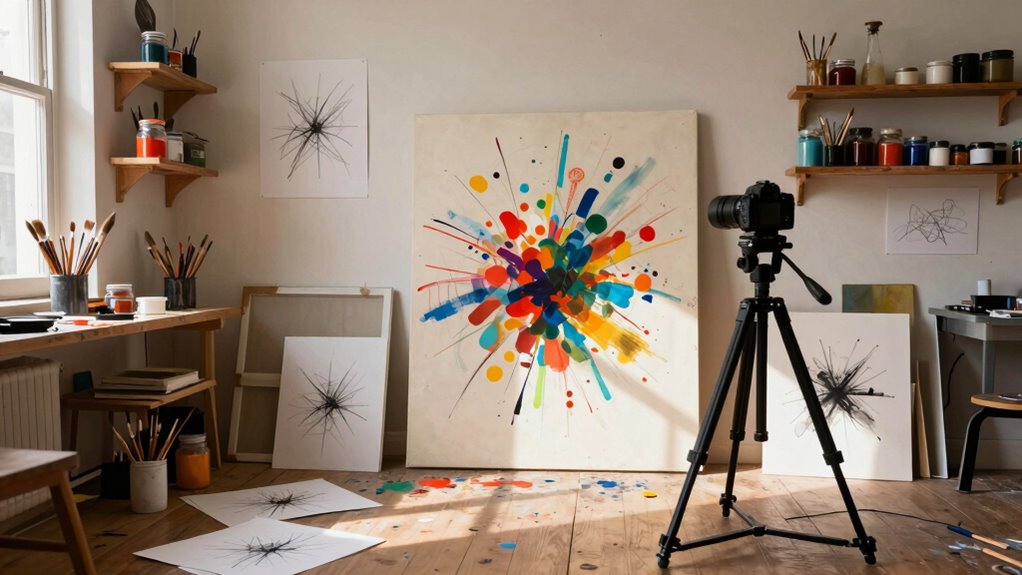 documenting artistic process steps