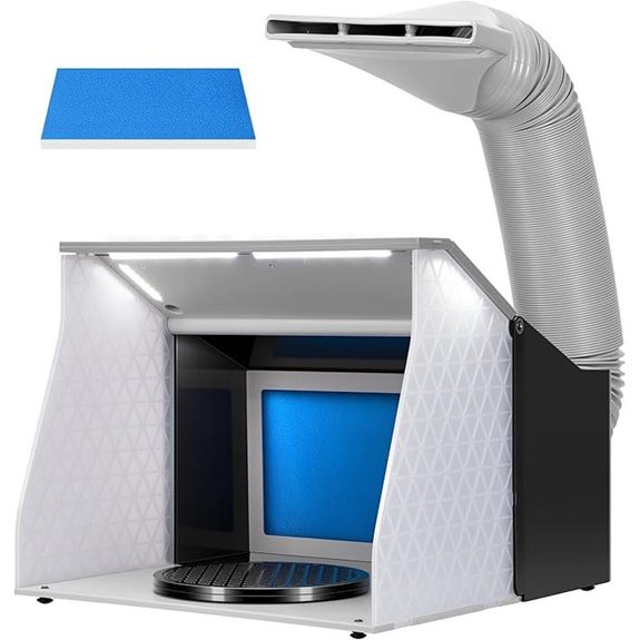 VIVOHOME Dual Fans Airbrush Spray Booth with Lights