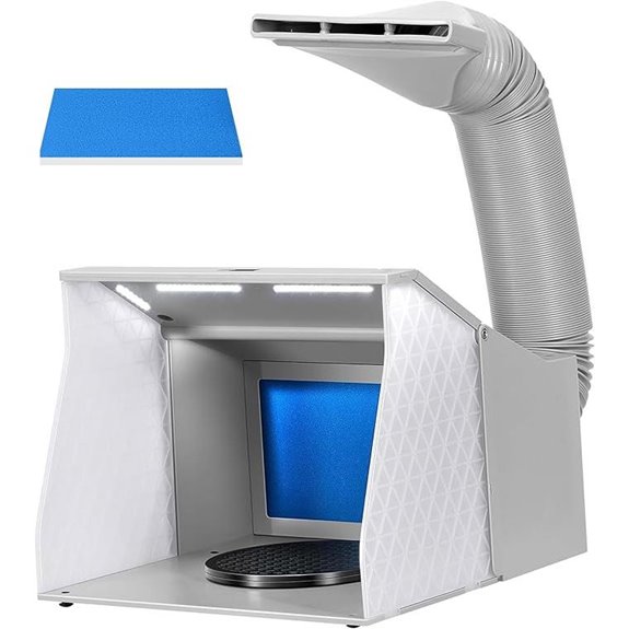 VIVOHOME Dual Fan Airbrush Spray Booth with Lights
