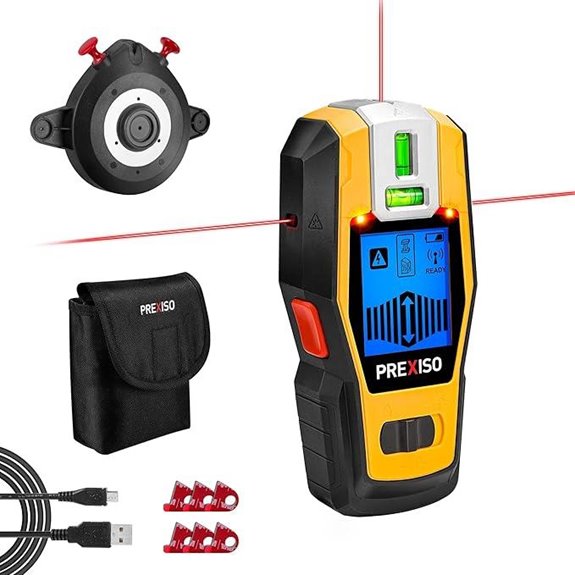 PREXISO 2-in-1 Stud Finder with Laser Level