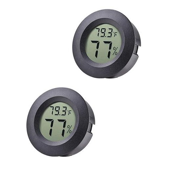 2-Pack Digital Hygrometer Thermometer for Indoor Use