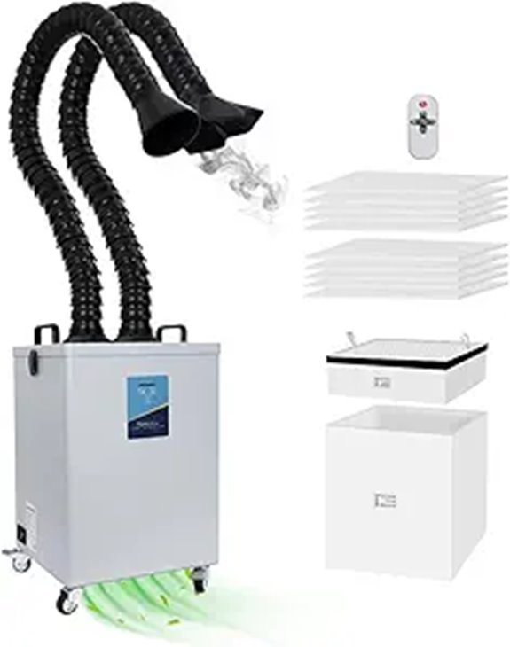 FumeClear FC-2003 Dual-port Laser Fume Extractor