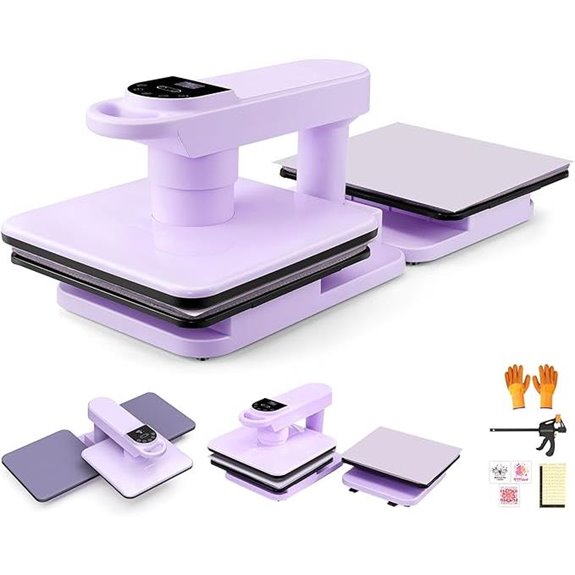 Dual Workbench Auto Heat Press Machine with Swing Away