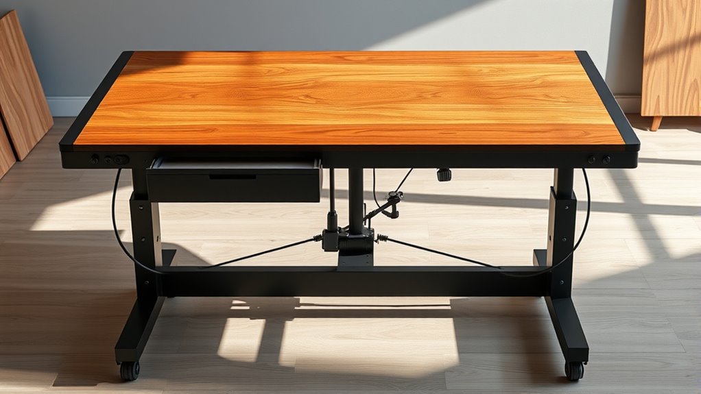 durable adjustable drafting workspace