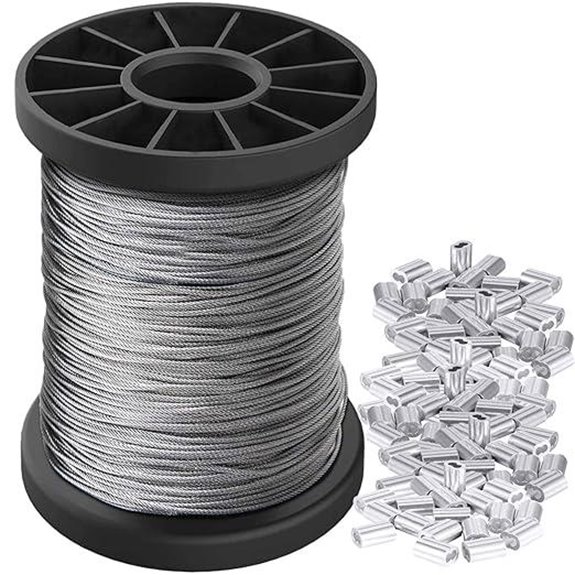Heavy Duty Stainless Steel Picture Hanging Wire Kit