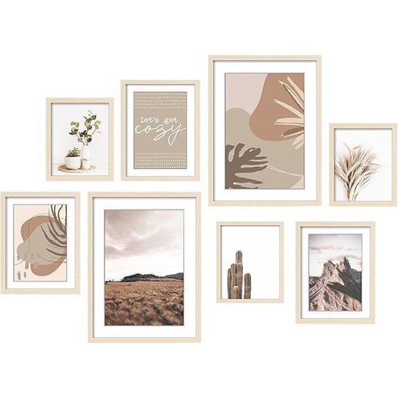 ArtbyHannah Gallery Wall Frame Set 8-Piece Collage