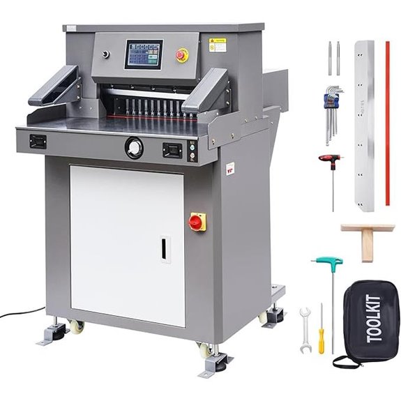 VEVOR Electric Paper Cutter with Touchscreen and Casters