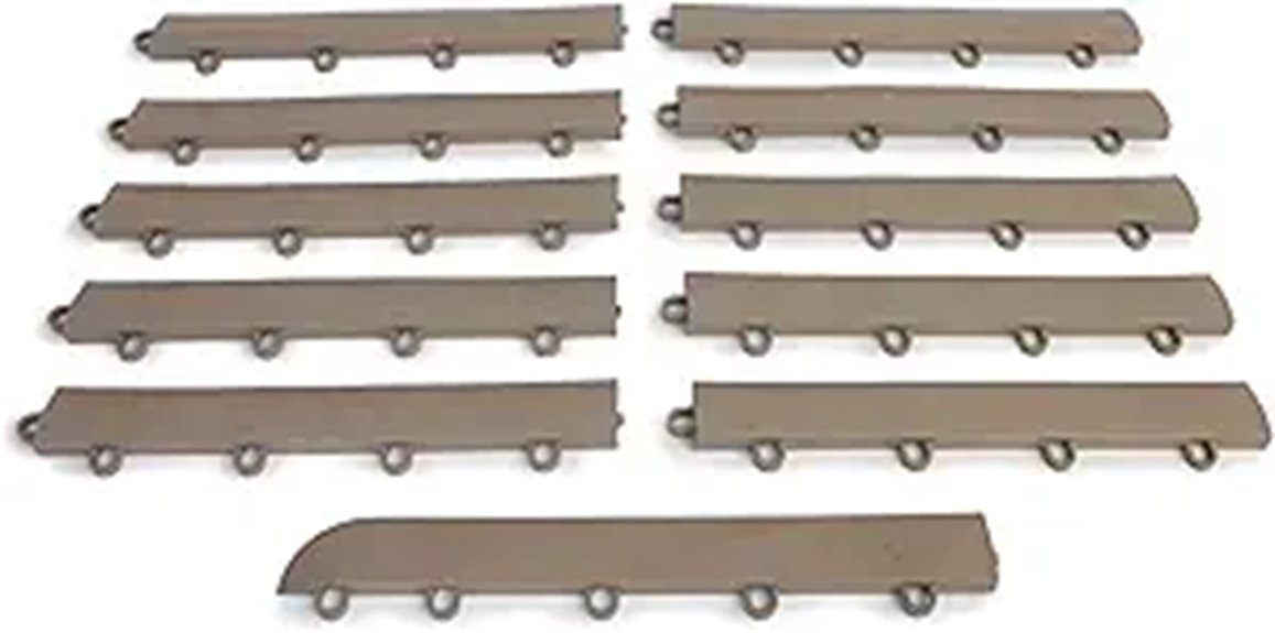 Big Floors Transition Edge Kit (11 Pack Beige)