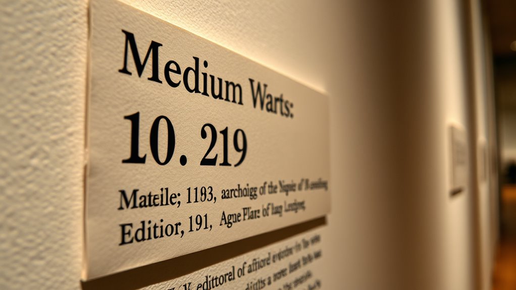 enhance art appreciation through labels