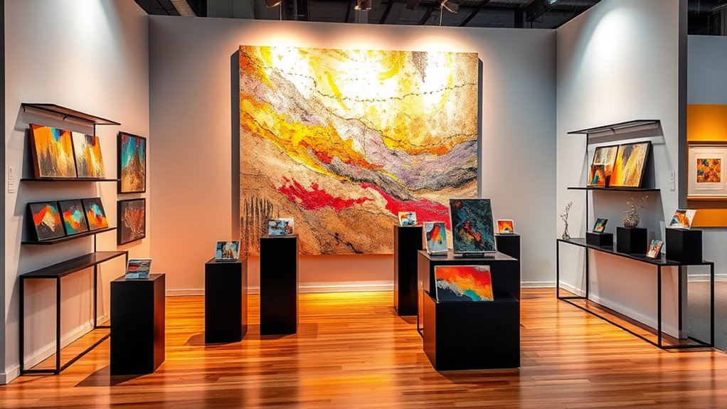 enhance art through display