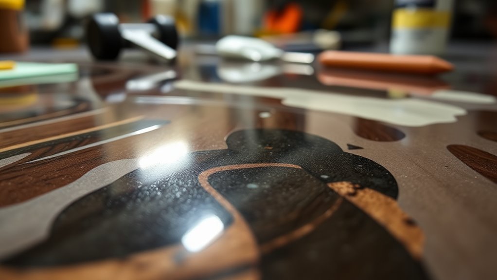 ensure proper resin curing