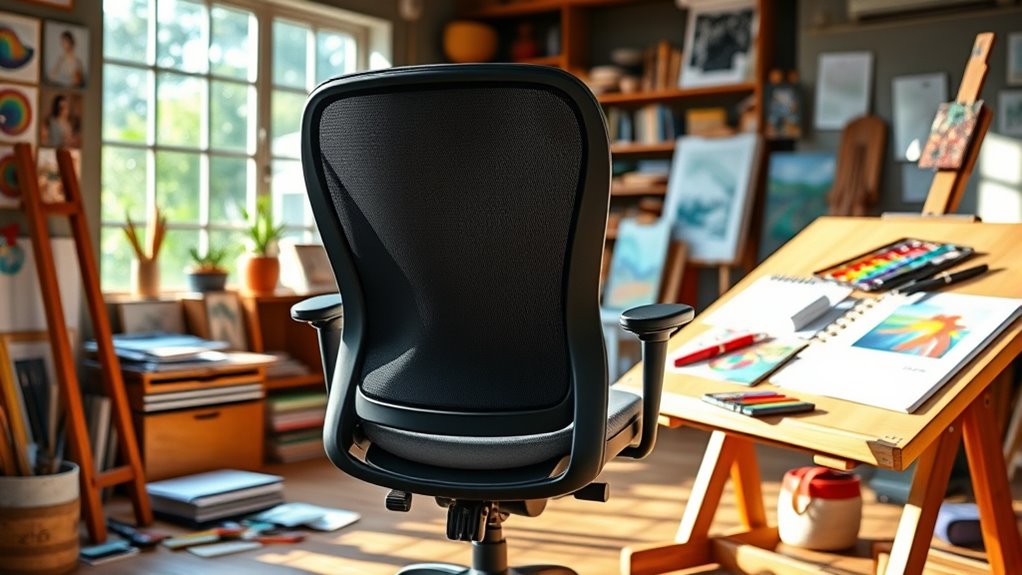 ergonomic adjustable supportive space efficient