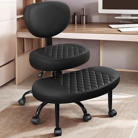 Ergonomic Kneeling Office Chair with Lumbar Support