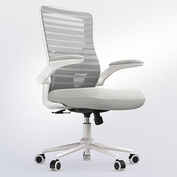 Office Chair with Lumbar Support and Armrests