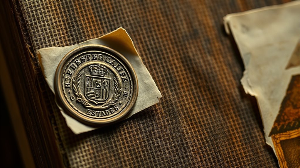 estate stamps authenticate artwork