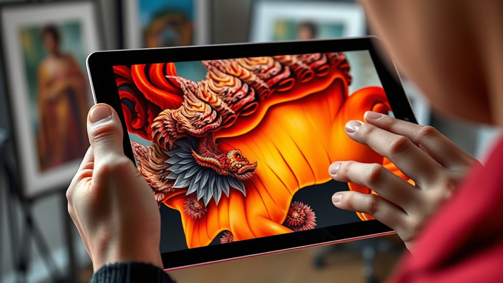 evaluate digital art quality