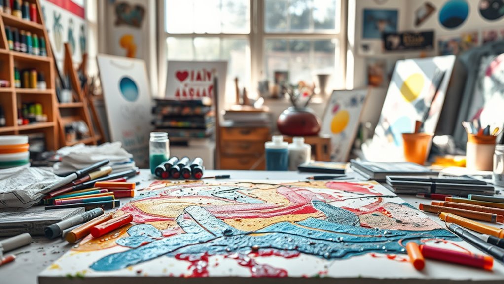 explore diverse artistic techniques