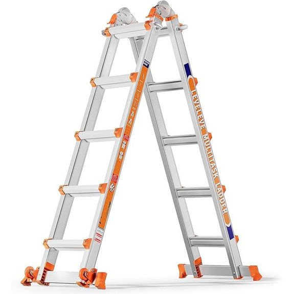 LEVELEVE 17FT Telescoping Multi-Position Ladder