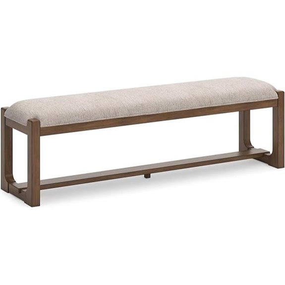 Signature Design Ashley Cabalynn Farmhouse Dining Bench