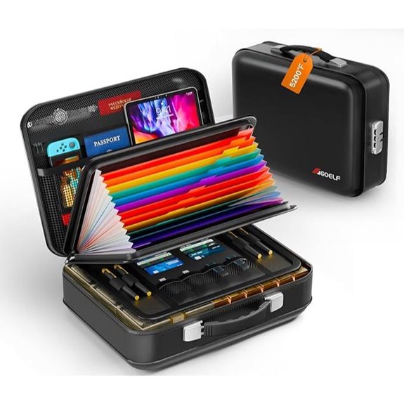 Fireproof Lock Box for Documents and Passports