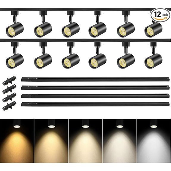 VANoopee 5-Color LED Track Lighting Kit