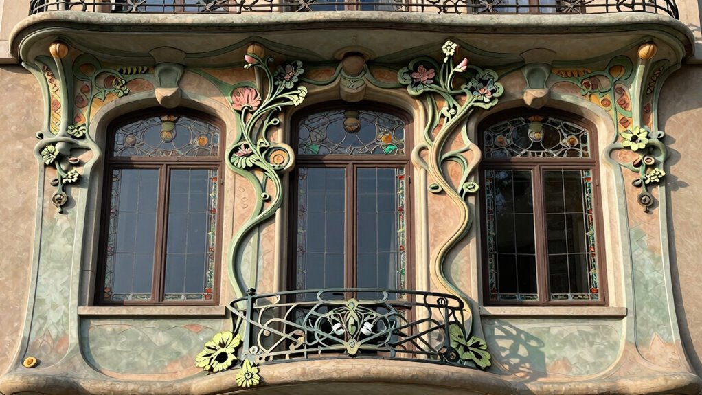 flowing natural ornamentation