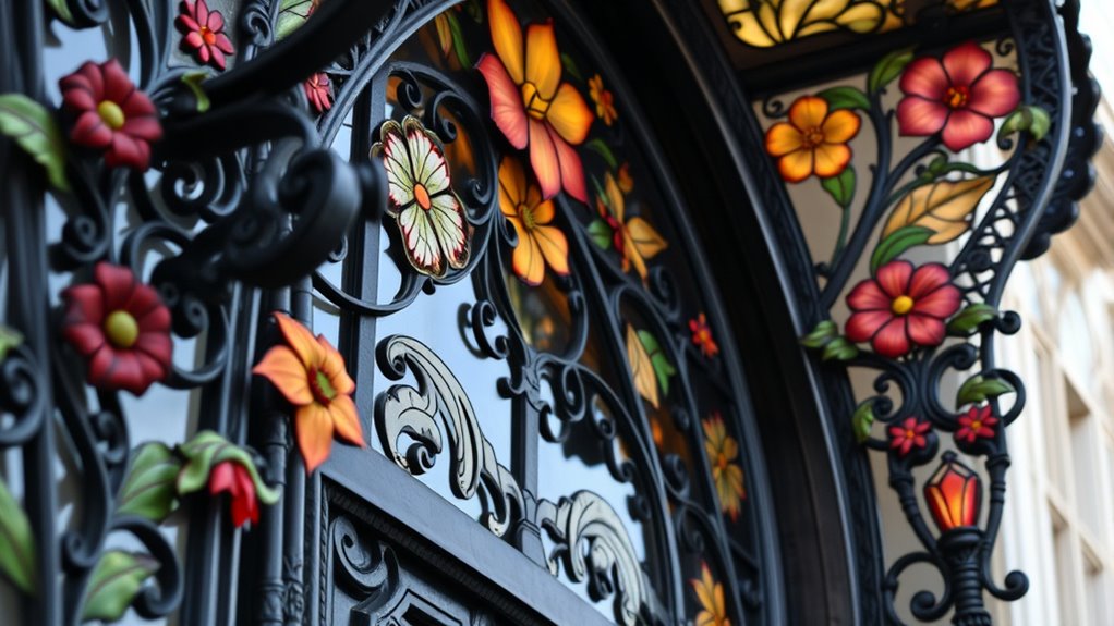 flowing organic decorative motifs