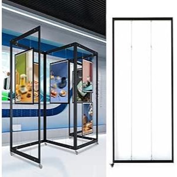 SARKEY Folding Art Display Rack (5pcs 39x78.7in)