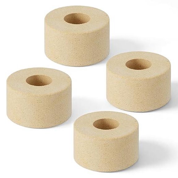 Tuanse 4 Pack Kiln Posts for High Temp Kilns