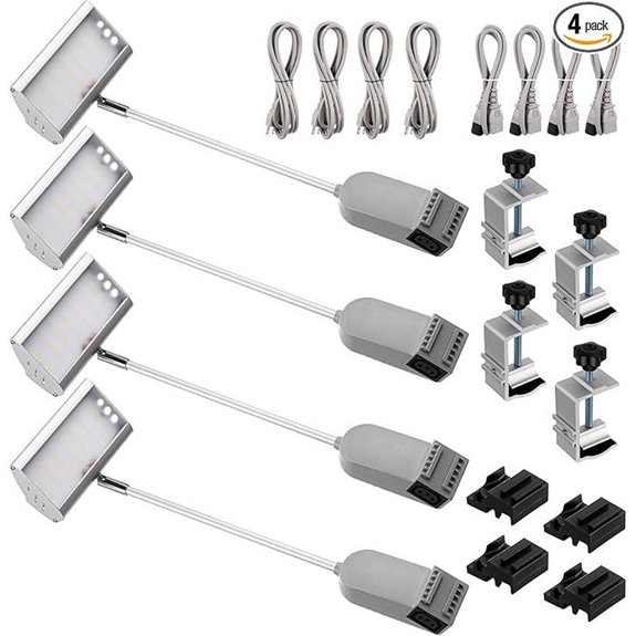 four led trade show lights