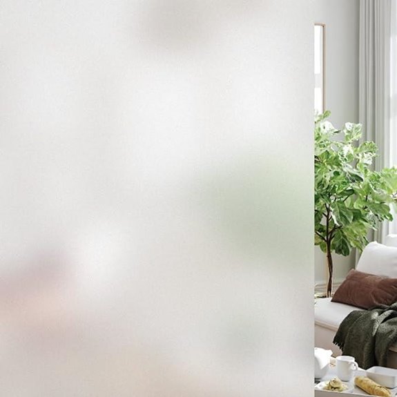 HIDBEA Frosted Privacy Window Film 17.5 x 6.5