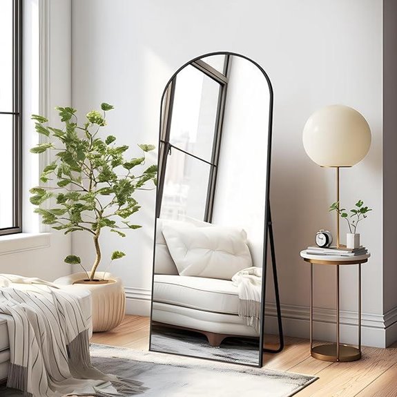NicBex Full Length Mirror with Stand 56 x 19