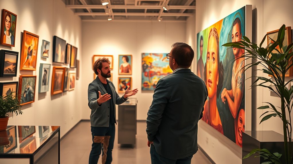 gallery partnerships enhance exposure