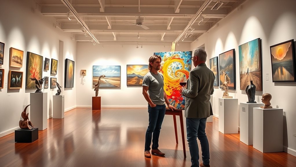 gallery promotes artwork sales