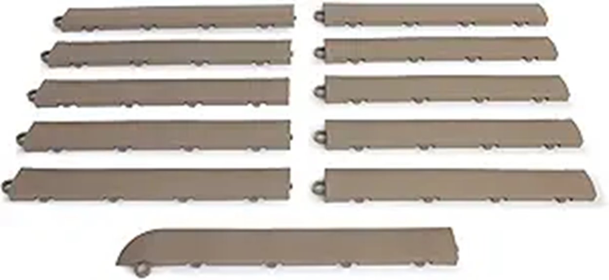 Big Floors Garage Floor Transition Kit (11-Pack)