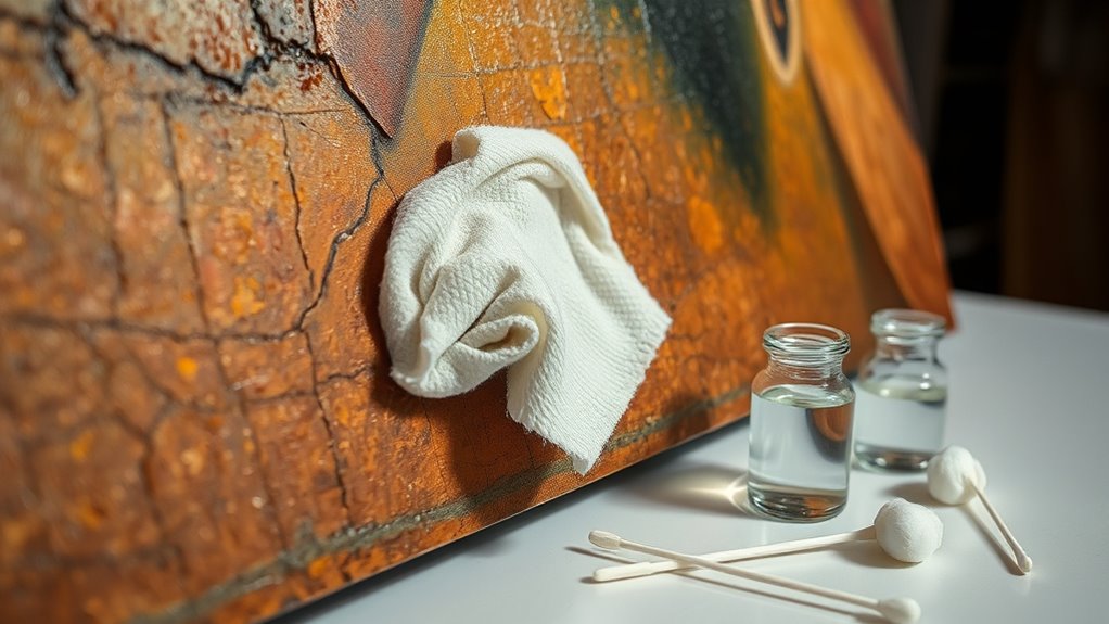 gentle cleaning preserves art