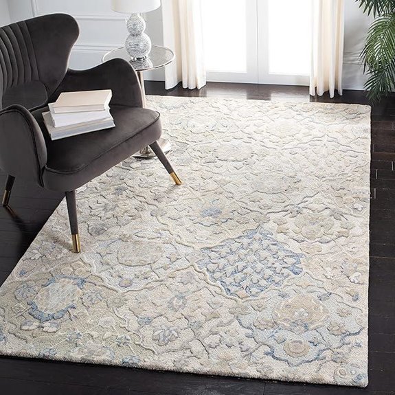 SAFAVIEH Glamour Collection 6x9 Wool Area Rug