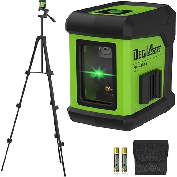 Self-Leveling Laser Level with Tripod Green Cross Line